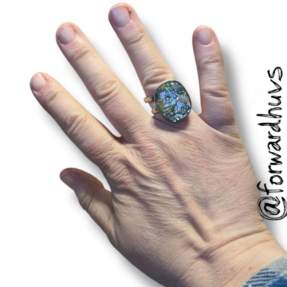 Sterling Silver Statement Ring (Slightly Adjustab… - image 3